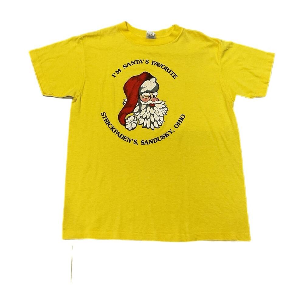 Vintage 80’s Christmas “I’m Santa’s Favorite” Graphic T-Shirt